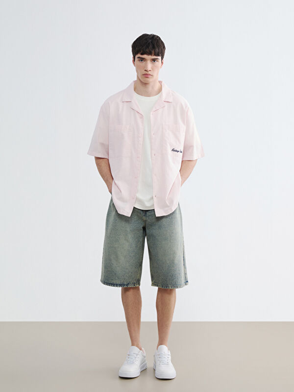LCW Jeans Loose Fit Herren Denim-Shorts