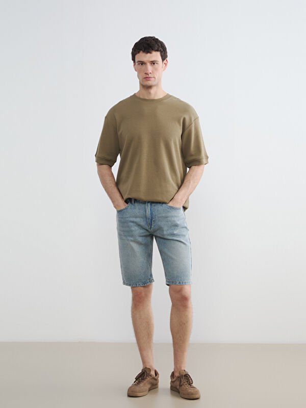 LCW Jeans شورت جينز رجالي سليم فيت