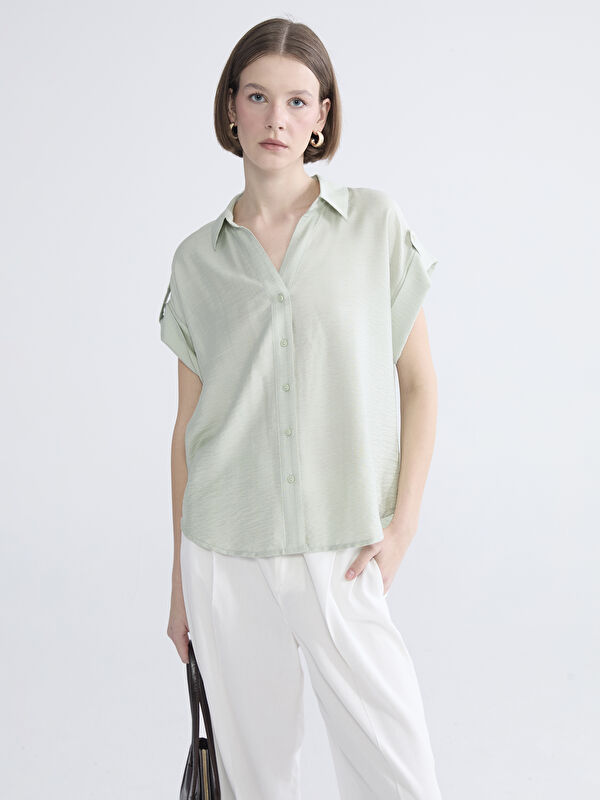LCW STUDIO Woman GREEN Shirt