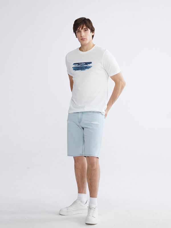 LCW Jeans Джинсовые шорты стандартного кроя для мужчин