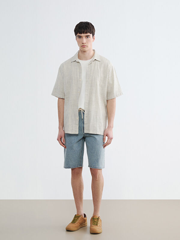 LCW Jeans Regular Fit Men's Denim Shorts