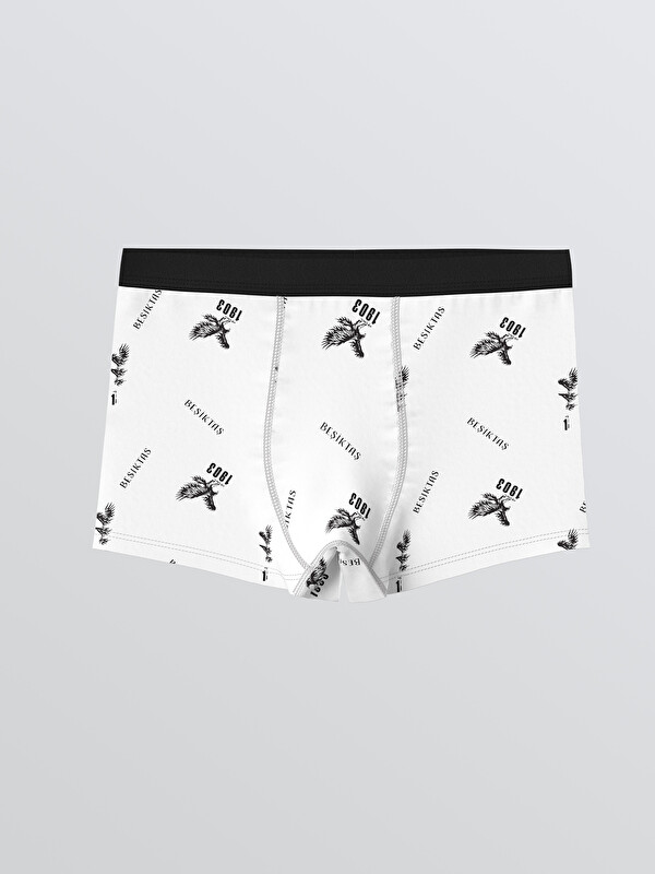 LCW Kids Beşiktaş Baskılı Erkek Çocuk Boxer