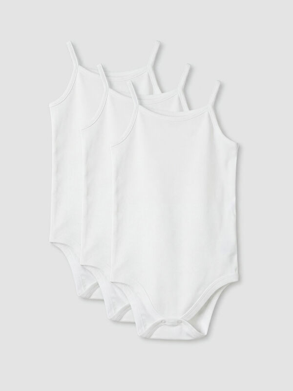 LCW baby Kare Yaka Kız Bebek Çıtçıtlı Body 3'lü