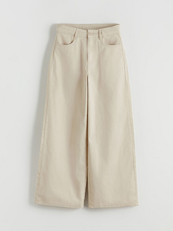 LCW Kids Girls' Wide-Leg Trousers