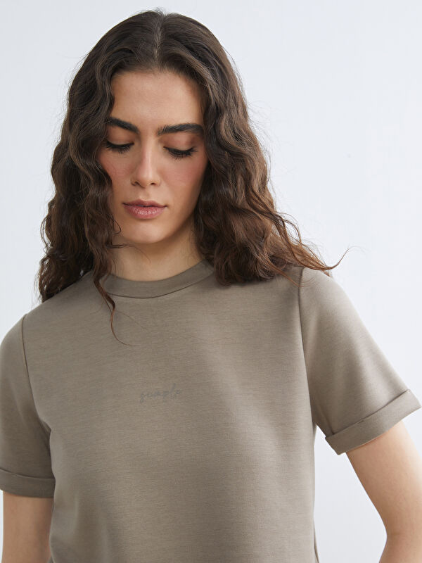 LCW Vision Woman BROWN T-Shirt