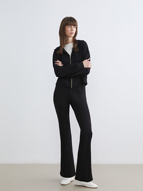 LCW Vision Extra Slim Fit Flare Women's Trousers