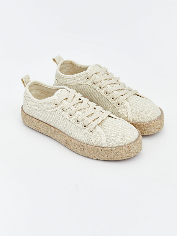 LCW STEPS Women's Sneakers with Rattan Sole