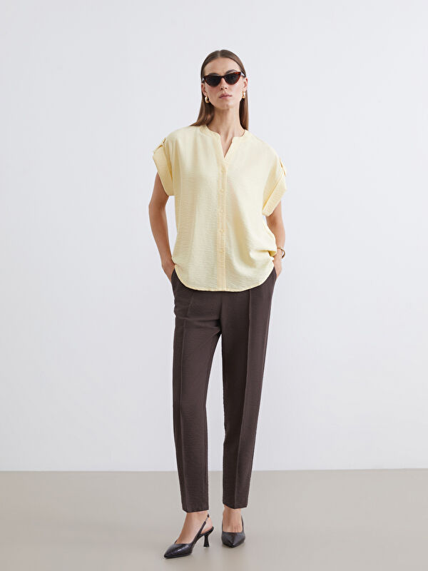LCWAIKIKI Classic Pantalon Femme à Taille Élastique