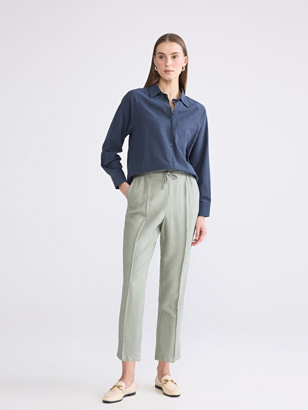 LCWAIKIKI Classic Pantalon Femme à Taille Élastique