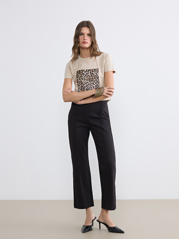 LCWAIKIKI Classic Elastični Struk Slim Fit Ženske Pantalone