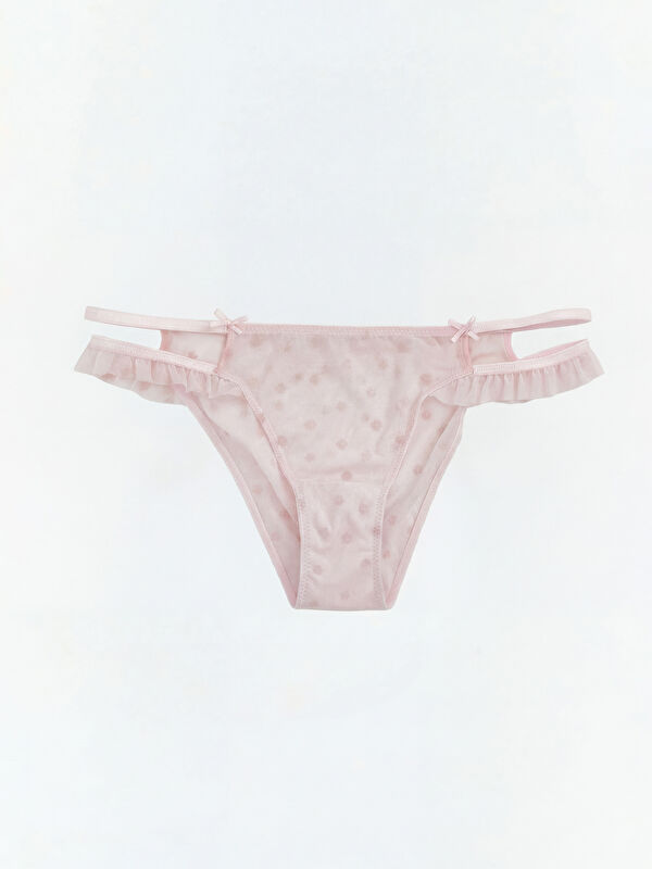 LCW DREAM Puantiyeli Fırfırlı Fantezi Bikini Külot