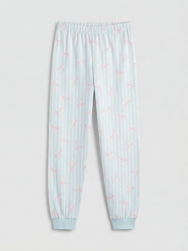 LCW Kids Fiyonk Baskılı Kız Çocuk Pijama Altı