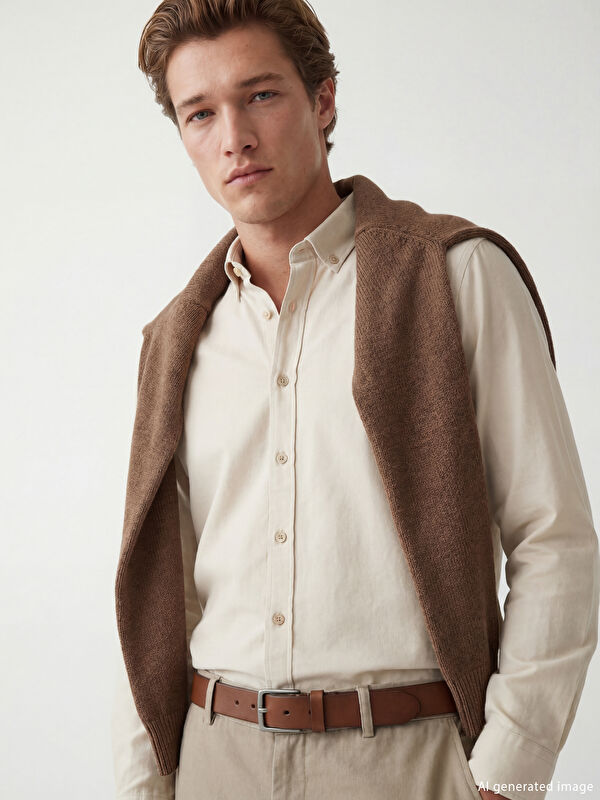 SOUTHBLUE Man BEIGE Shirt