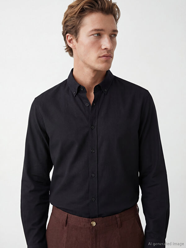 SOUTHBLUE Man BLACK Shirt