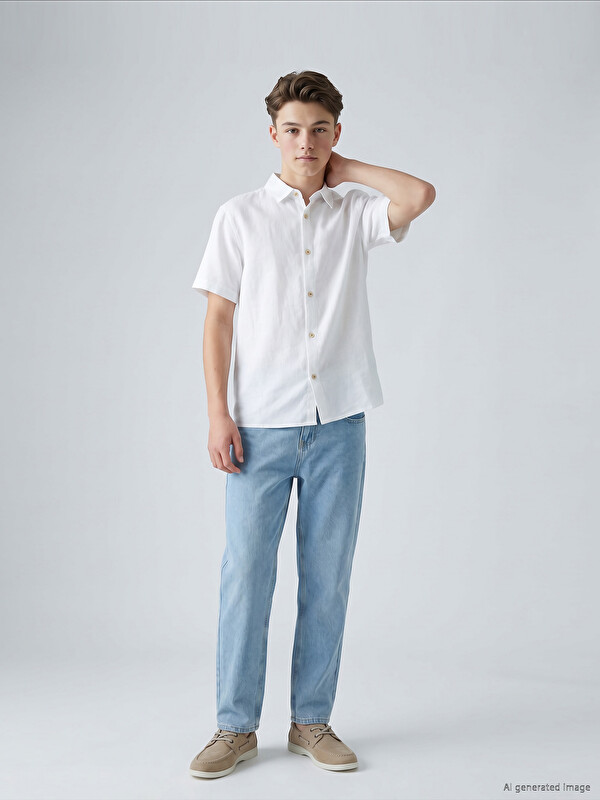 LCW Kids Loose Fit Erkek Çocuk Jean Pantolon