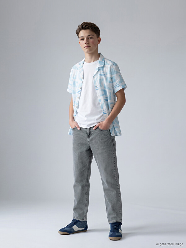 LCW Kids Loose Fit Erkek Çocuk Jean Pantolon