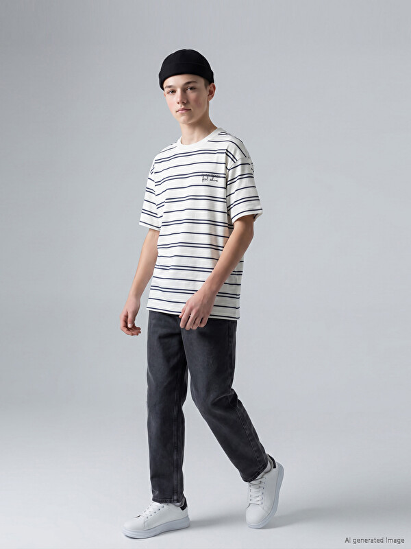 LCW Kids Baggy Fit Erkek Çocuk Jean Pantolon