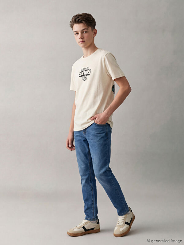 LCW Kids Slim Fit Erkek Çocuk Jean Pantolon