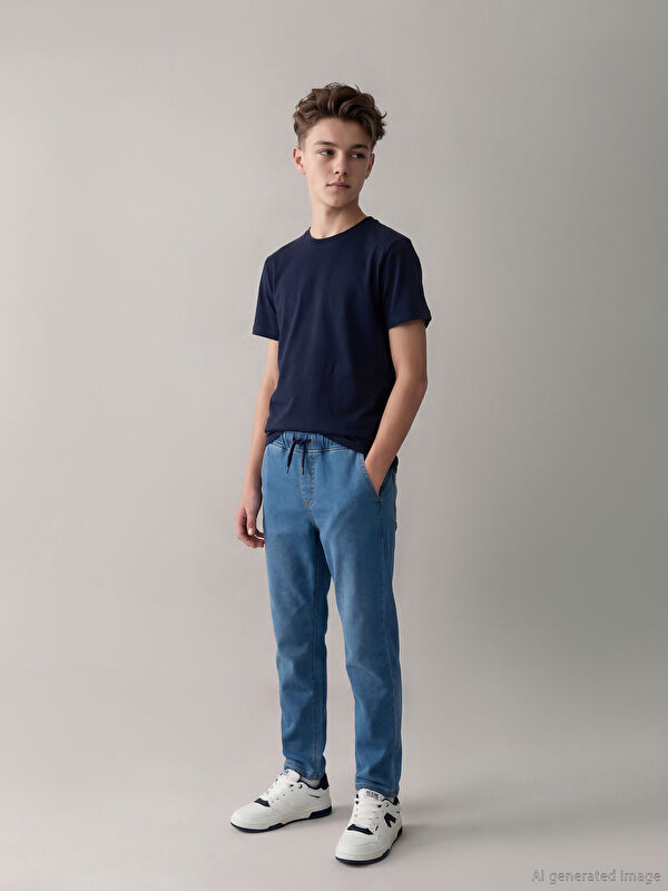 LCW Kids Erkek Çocuk Slim Fit Jean Pantolon