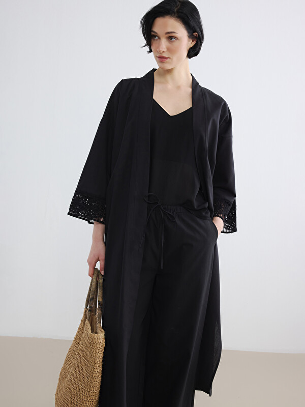 LCW Vision Kimono Noir Femme
