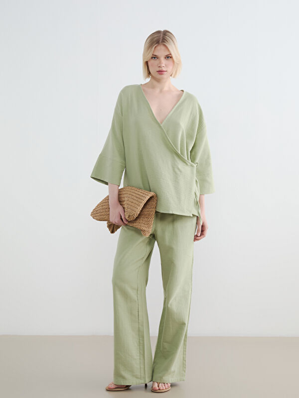 LCW Vision Pantalon VERT Femme