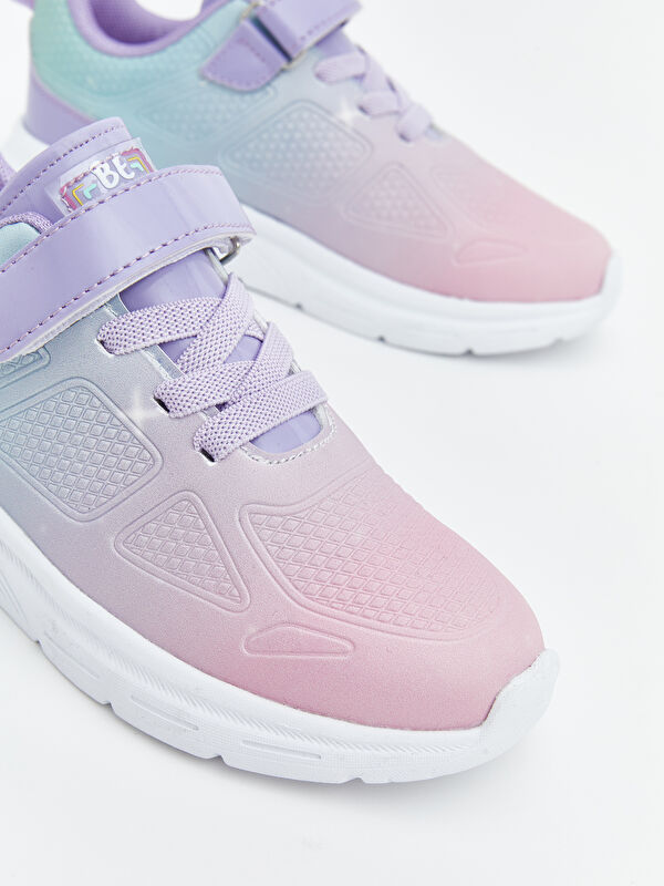 Bağcık ve Cırt Cırtlı Kız Çocuk Spor Ayakkabı - Görsel 4