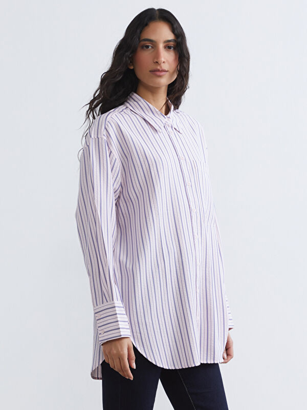 LCW Modest Женщины Розовый Рубашка-туника