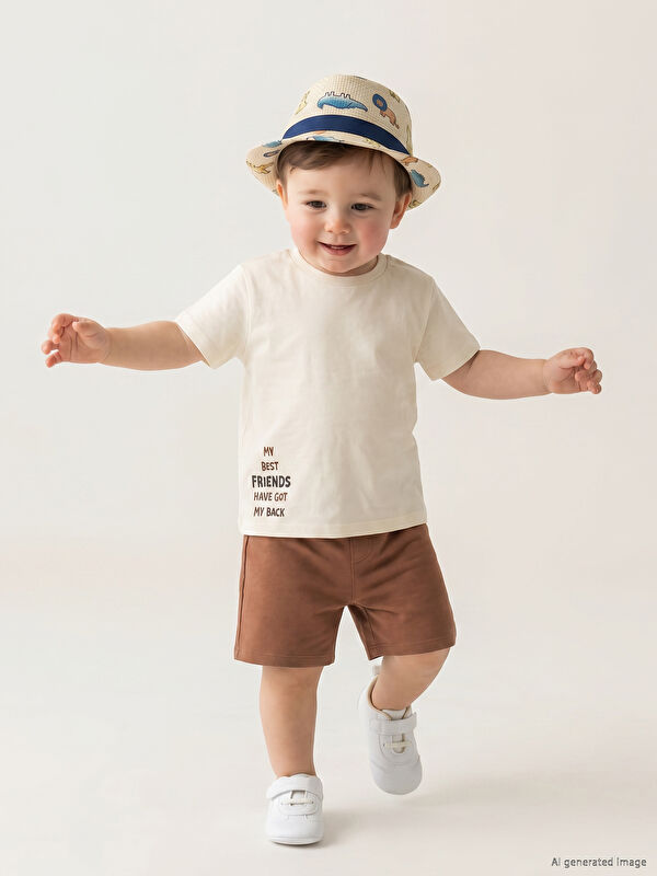 LCW ACCESSORIES Animal Printed Baby Boys' Fedora Hat