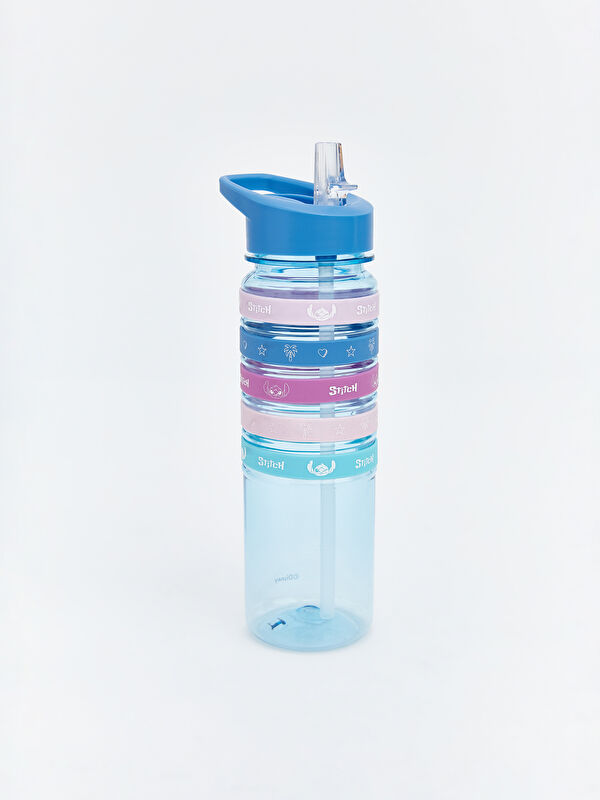 LCW JOY بوتڵی ئاو چاپکراوی Stitch بە قەسە، 500 مل