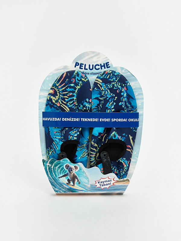 Peluche Desenli Kadın Deniz Ayakkabısı