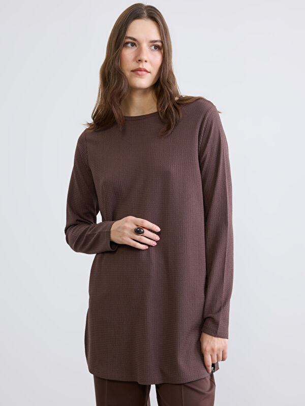 LCWAIKIKI Classic Woman BROWN Tunic
