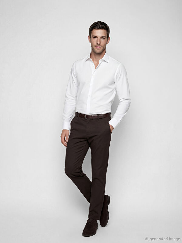 LCWAIKIKI Classic Dar Kalıp Erkek Chino Pantolon