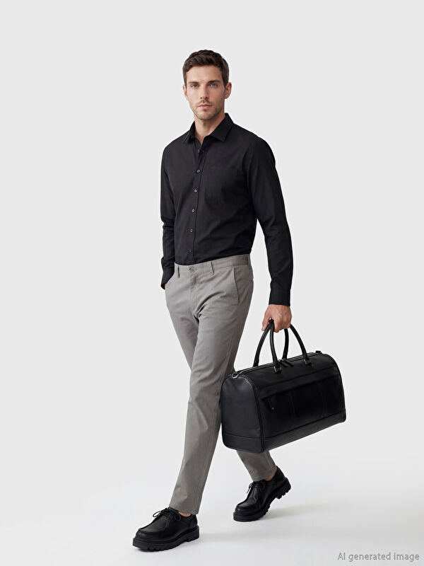 LCWAIKIKI Classic Dar Kalıp Erkek Chino Pantolon