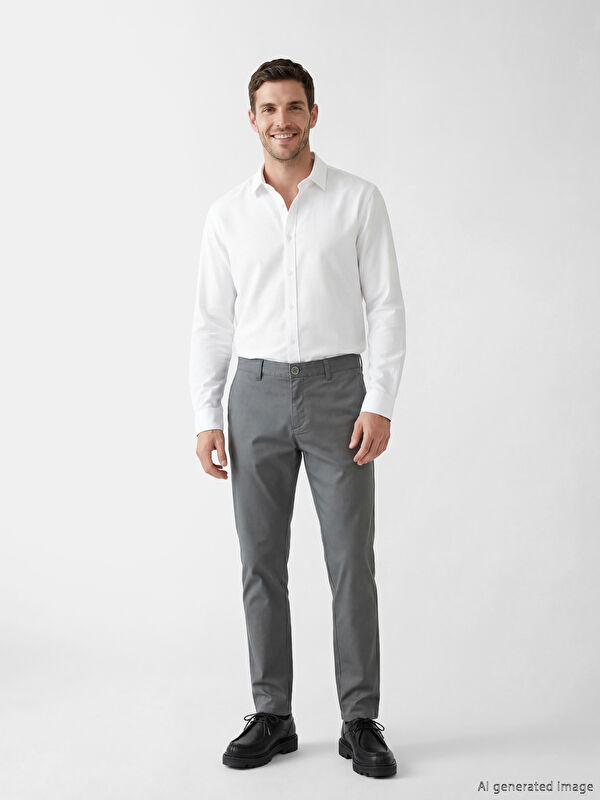 LCWAIKIKI Classic Dar Kalıp Erkek Chino Pantolon