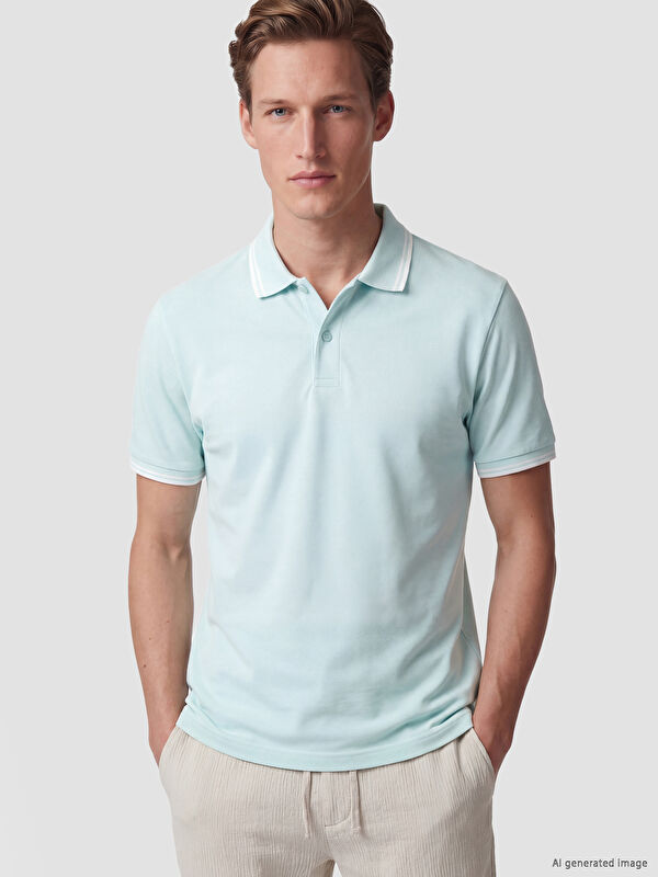 SOUTHBLUE Polo Yaka Erkek Pike Tişört