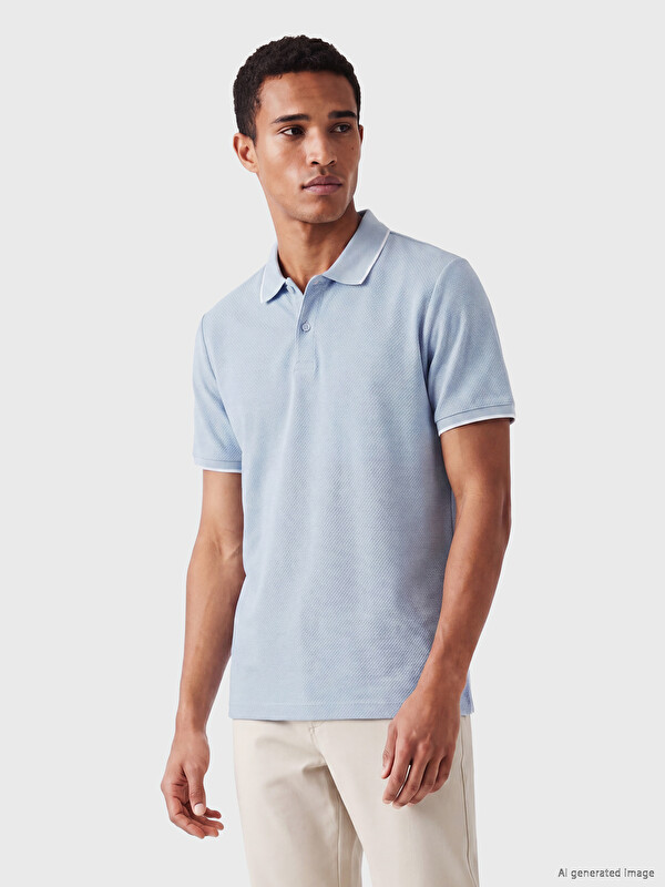 LCW Vision Man Blue T-Shirt
