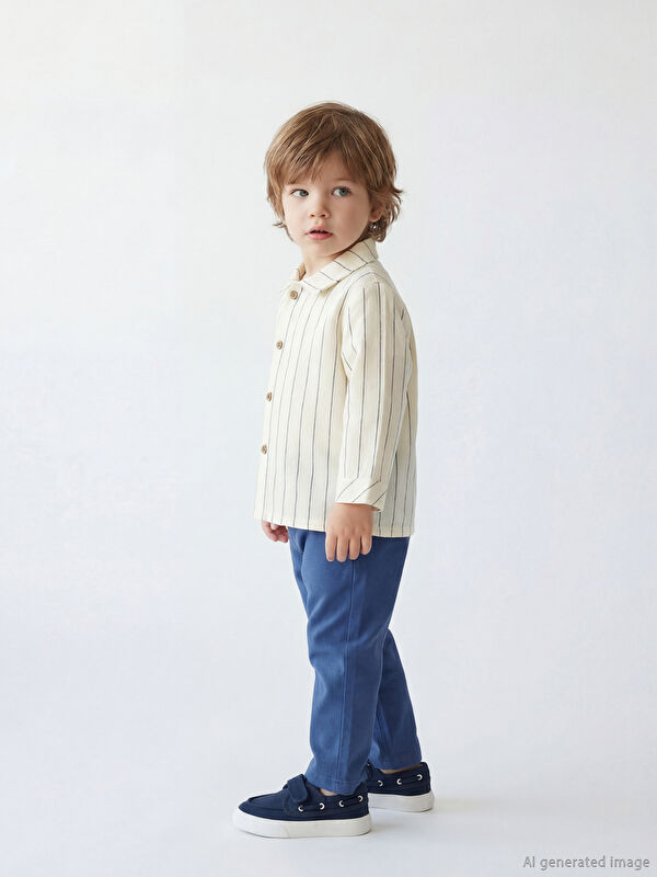 LCW baby Chemise à manches longues et pantalon pour bébé garçon.