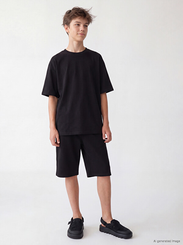 LCW Kids Elastic Waist Boys' Shorts