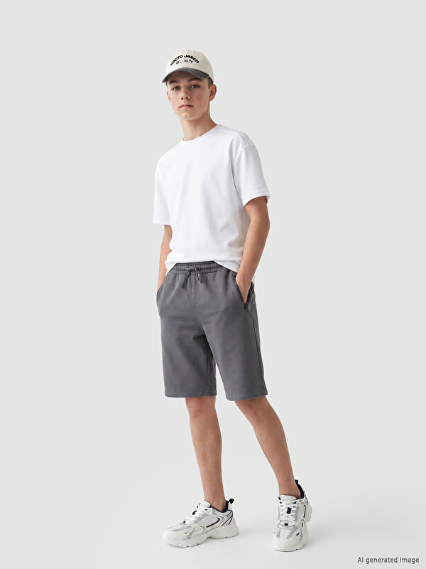LCW Kids Beli Lastikli Erkek Çocuk Şort