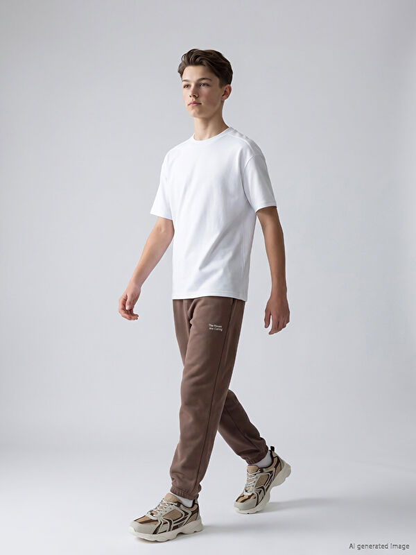 LCW Kids Baskılı Erkek Çocuk Jogger Eşofman Altı