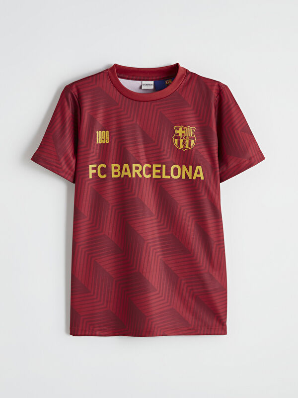 LCW Kids fc barcelona басылған ұлдарға арналған футболка