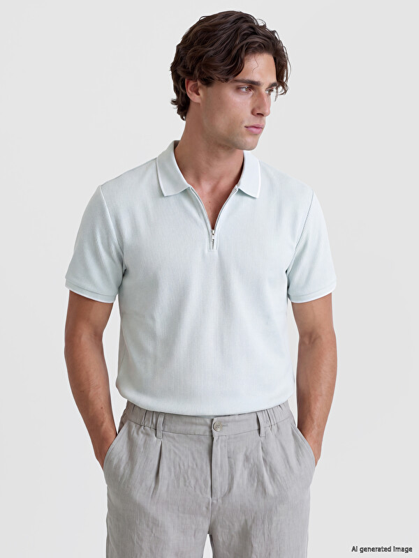 LCW Vision T-shirt Turquoise Homme
