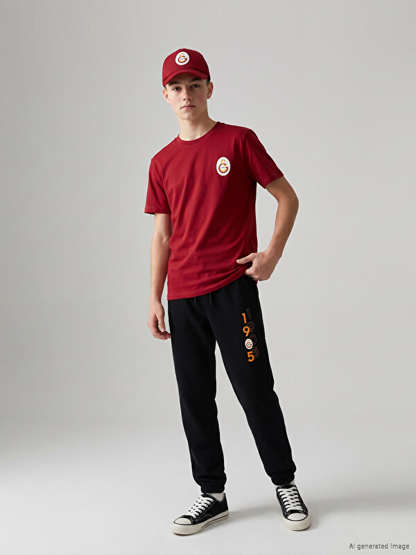 LCW Kids Erkek Çocuk Galatasaray Baskılı Jogger Eşofman Altı