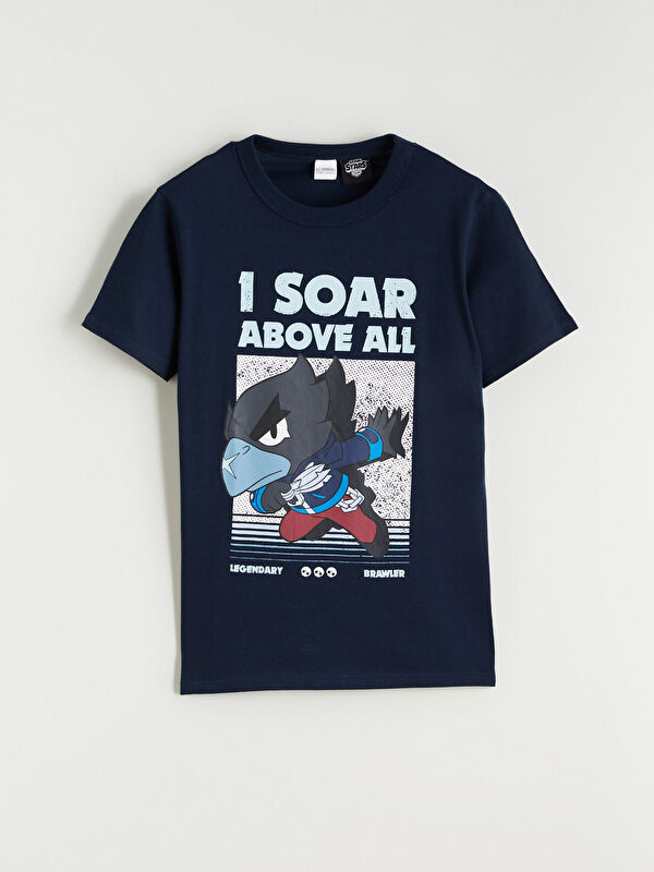 LCW Kids Brawl Stars Printed Boy's T-Shirt