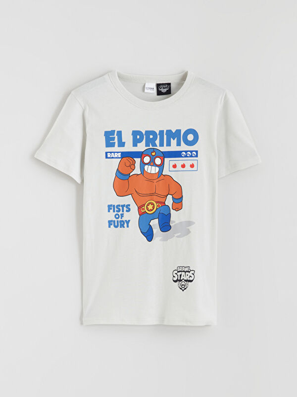 LCW Kids Brawl Stars Print T-Shirt for Boys