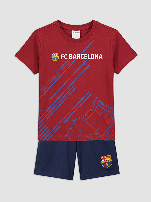 LCW Kids سێتی بیجامەی کورت بۆ منداڵانی کوڕی FC Barcelona