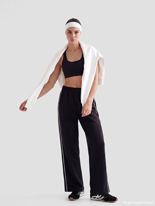 KOOR SPORT Elastische Taille Damen Jogginghose