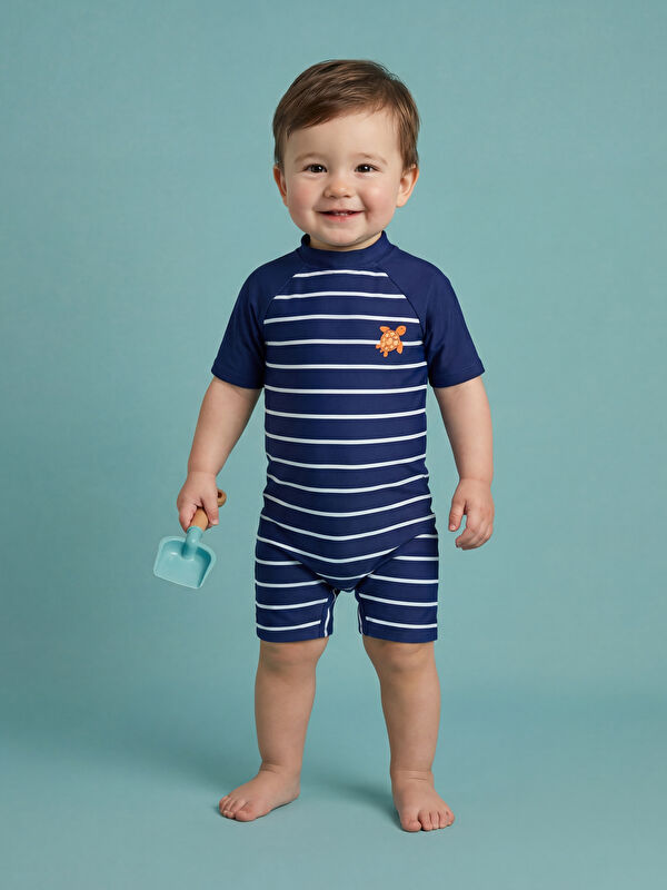 LCW baby Printed Baby Boys' Jumpsuit Swimsuit