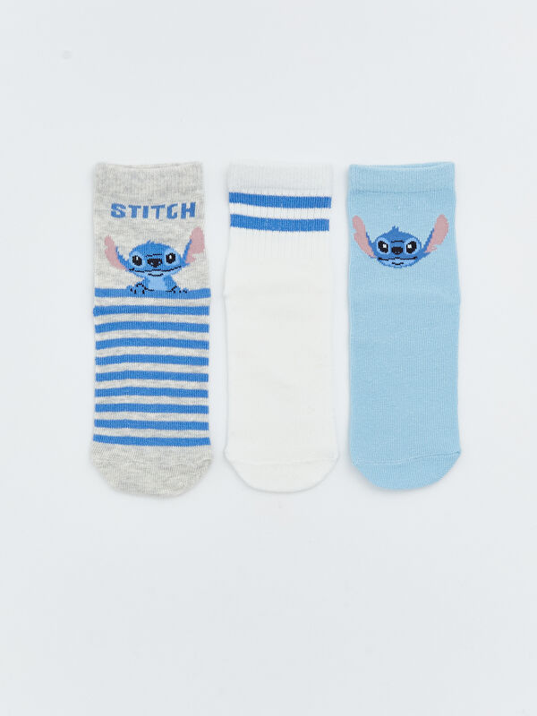 LCW baby Stitch Print Baby Boy Socks