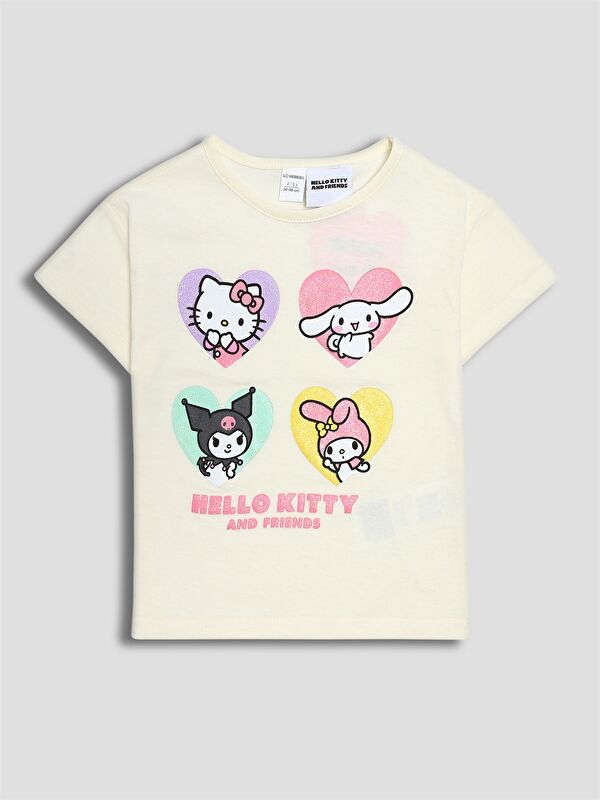 LCW Kids Hello Kitty Printed T-shirt for Girls